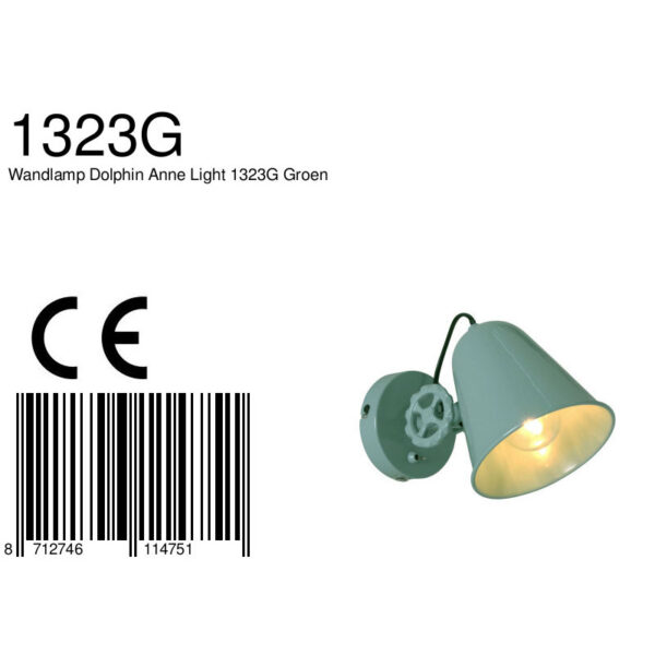 Wandlamp met stoere details Anne Light & Home Dolphin - Image 8