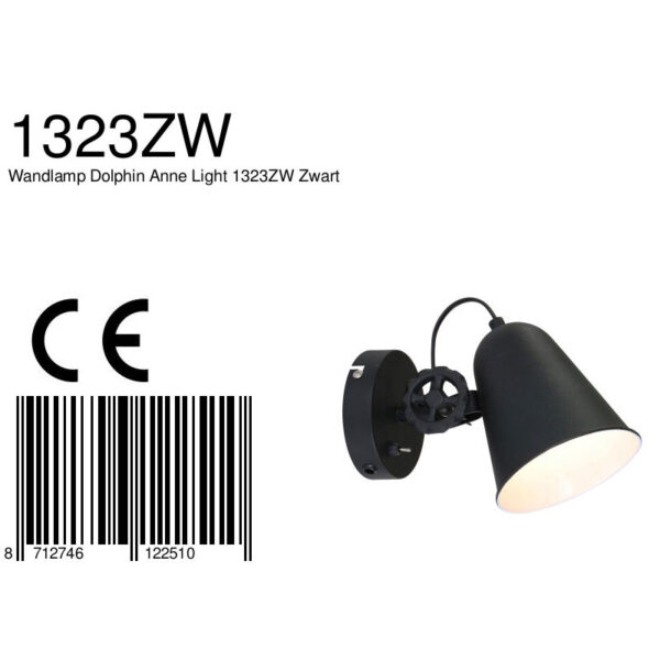 Stoere wandlamp Anne Light & Home Dolphin - Image 7