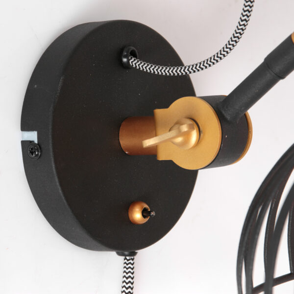 Draad wandlamp met schakelaar Anne Light & Home Dunbar - Image 4