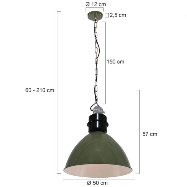 Grote fabrieks hanglamp Anne Light & Home Frisk - Image 6