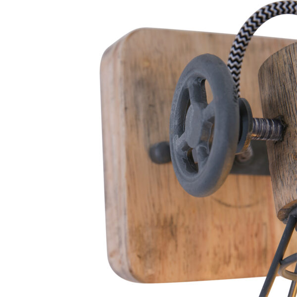 Industriele kooi wandlamp Anne Light & Home Guersey - Image 3