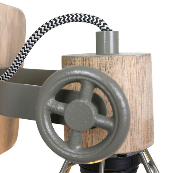 Wandlamp draad en hout Anne Light & Home Guersey - Image 4