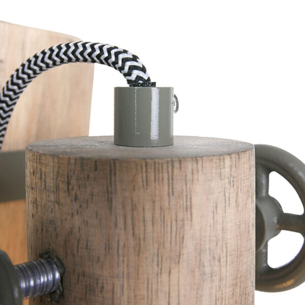 Wandlamp draad en hout Anne Light & Home Guersey - Image 5