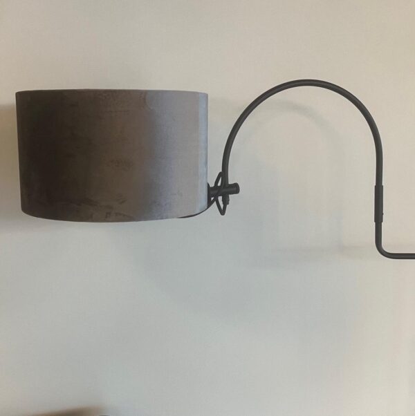 Anne Light & home Holgarsøn wandlamp – E27 (grote fitting) – blauw en brons - Afbeelding 2