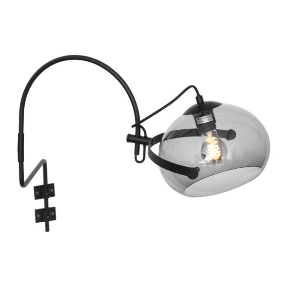 Anne Light & home Holgarsøn wandlamp – E27 (grote fitting) – blauw en brons - Afbeelding 18