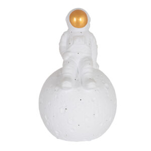 Anne Light & Home Jazz tafellamp – ø 13 cm – Niet verstelbaar – E14 (kleine fitting) – Wit