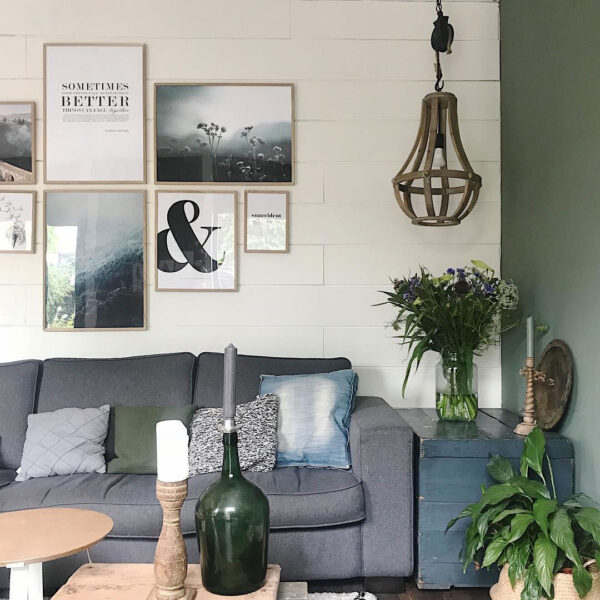 Houten katrol hanglamp Anne Light & Home Liberty bell - Image 2