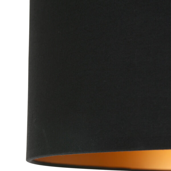 Anne Lighting Linstrøm schemerlamp - met kap - 155 cm hoog - draai- en kantelbaar - zwart - Afbeelding 4
