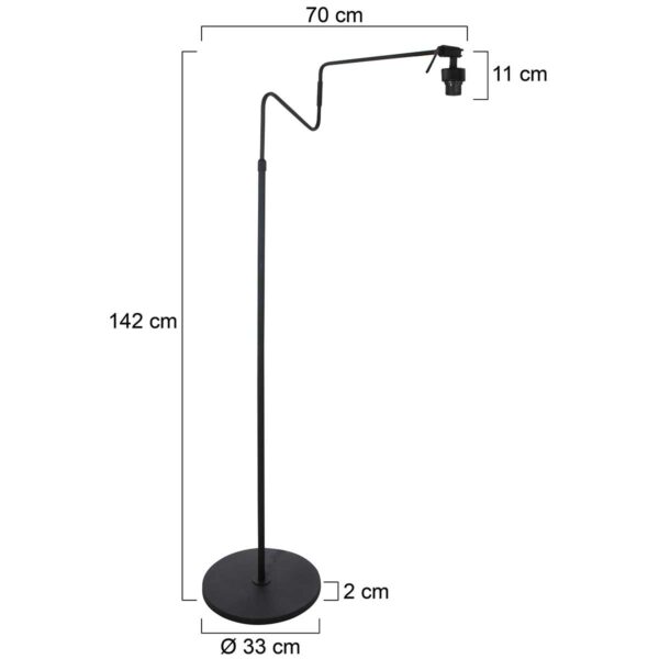 Anne Light & home Linstrøm vloerlamp –– zwart - Afbeelding 5