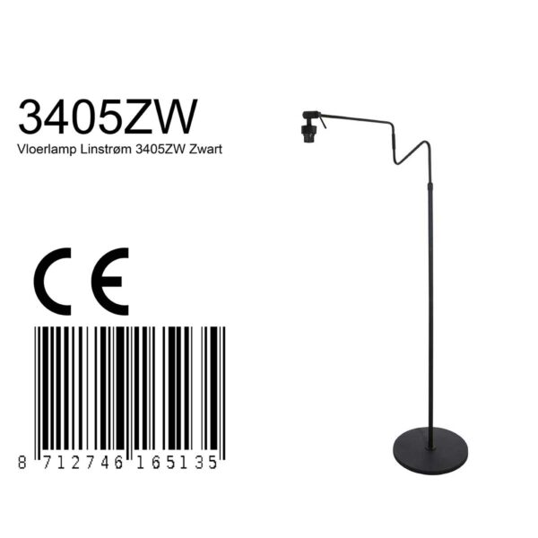 Anne Light & home Linstrøm vloerlamp –– zwart - Afbeelding 6