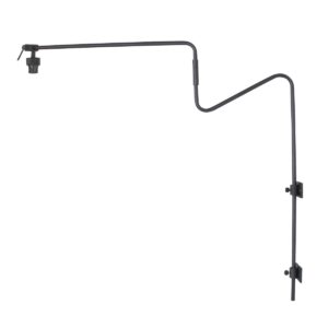 Anne Light & Home Linstrom wandlamp – E27 (grote fitting) – Zwart