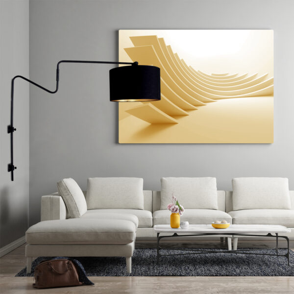 Boog wandlamp met kap Anne Light & Home Linstrom - Image 3