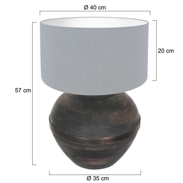 Robuuste tafellamp Anne Light & Home Lyons - Image 6