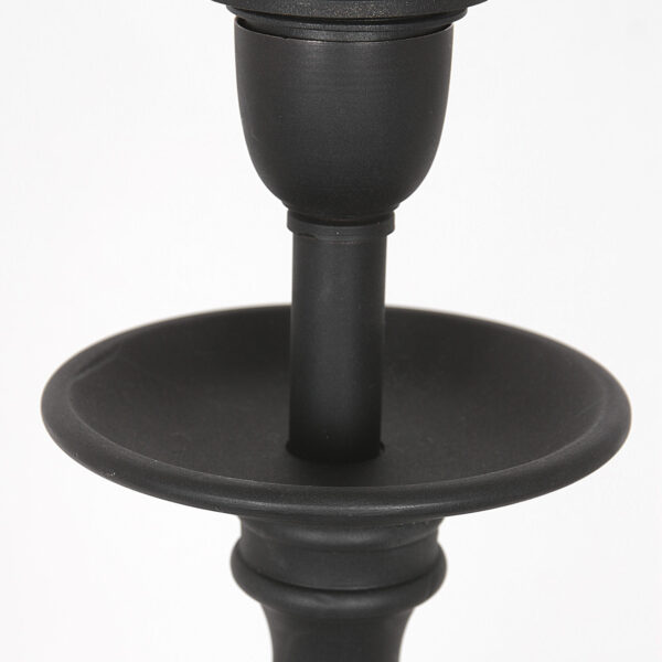 Klassieke zwarte metalen tafellamp Anne Light & Home Lyons - Image 2