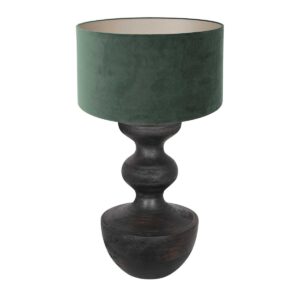 Anne Light & Home Lyons tafellamp – ø 40 cm – Niet verstelbaar – E27 (grote fitting) – Zwart