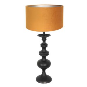 Anne Light & Home Lyons tafellamp – ø 40 cm – Niet verstelbaar – E27 (grote fitting) – Zwart