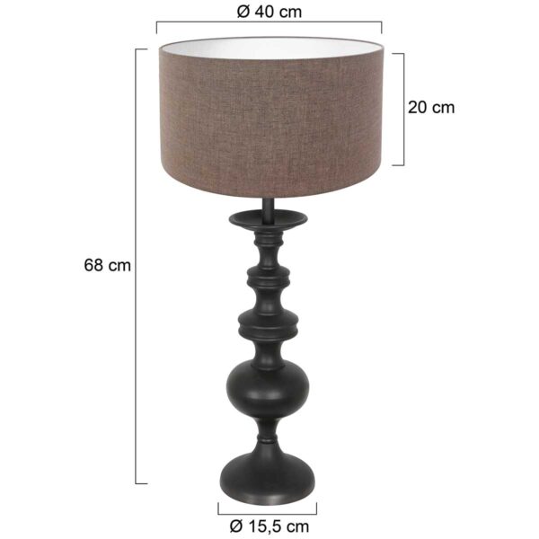Elegante schemerlamp Anne Light & Home Lyons - Image 5