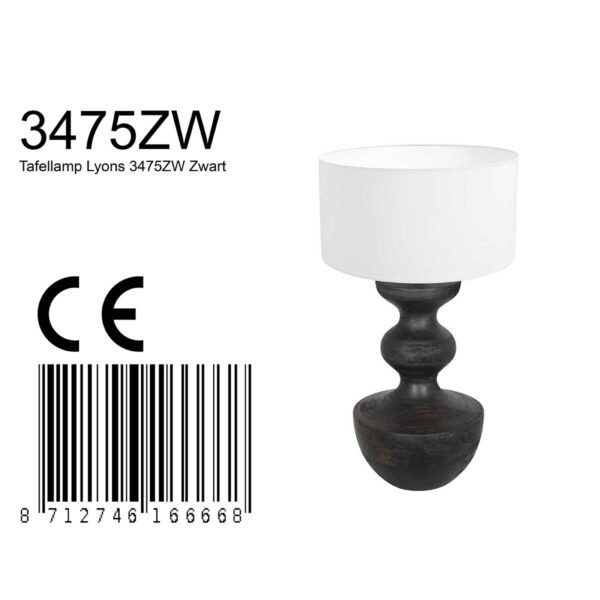 Elegante tafellamp Anne Light & Home Lyons - Image 6