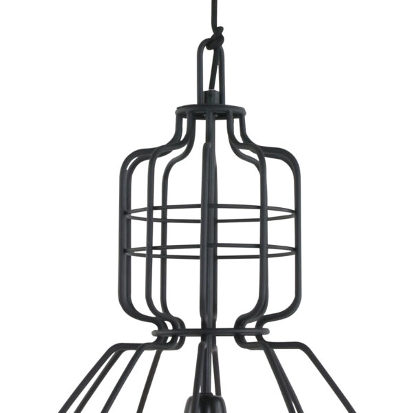 Industriele metalen draad hanglamp Anne Light & Home Markiii - Image 11