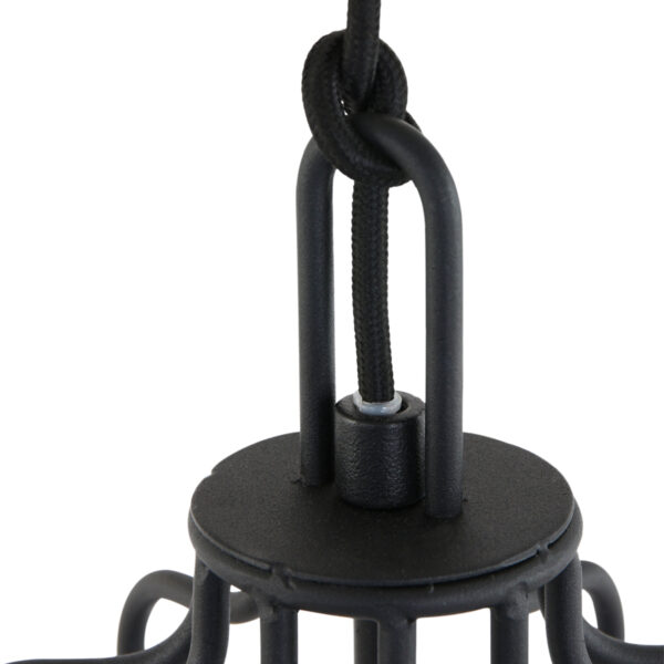 Industriele metalen draad hanglamp Anne Light & Home Markiii - Image 5