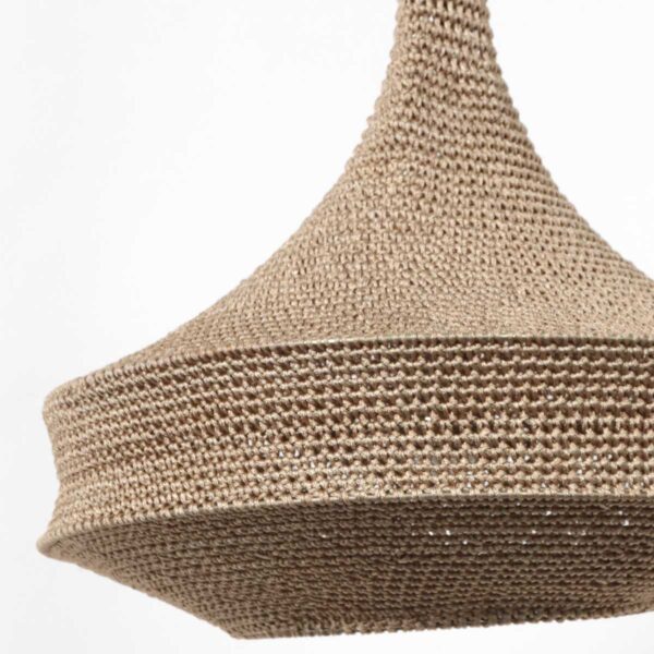 Oosterse hanglamp crème handgeknoopt touw Anne Light & Home Marrakesch - Image 2