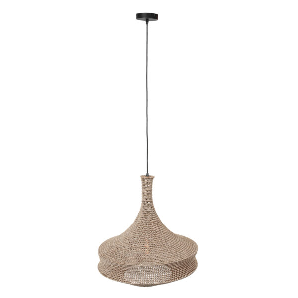 Oosterse hanglamp crème handgeknoopt touw Anne Light & Home Marrakesch - Image 7