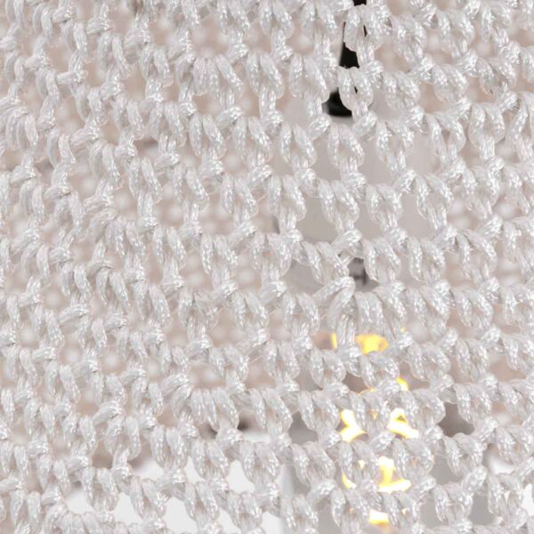 Witte handgeweven bohemian/oosterse hanglamp Anne Light & Home Marrakesch - Image 11