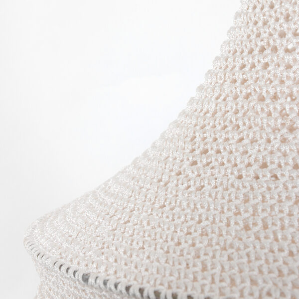 Witte handgeweven bohemian/oosterse hanglamp Anne Light & Home Marrakesch - Image 4