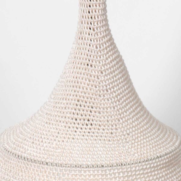 Bohemian koepelvormige stoffen hanglamp wit Anne Light & Home Marrakesch - Image 4