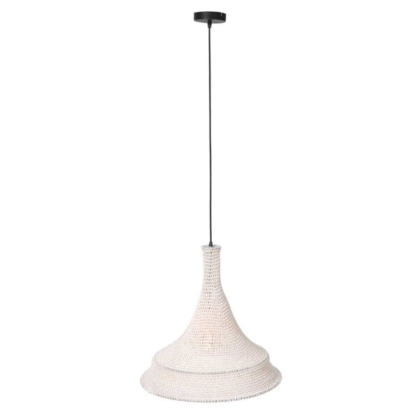 Bohemian koepelvormige stoffen hanglamp wit Anne Light & Home Marrakesch - Image 8