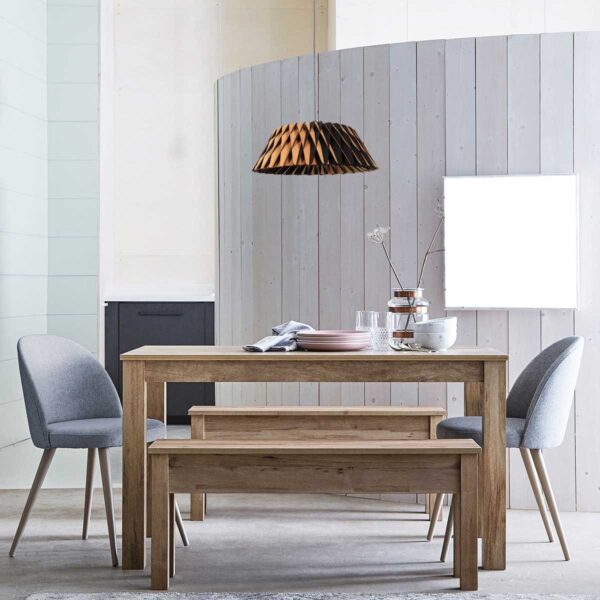 Trendy naturel houten hanglamp Anne Light & Home Maze - Image 2