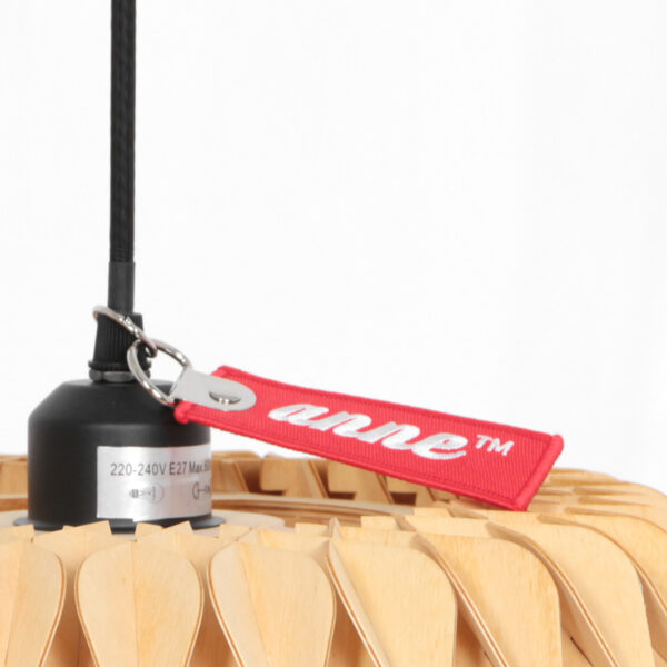 Trendy houten hanglamp naturel Anne Light & Home Maze - Image 4