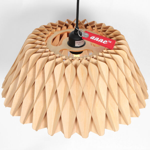 Trendy houten hanglamp naturel Anne Light & Home Maze - Image 10