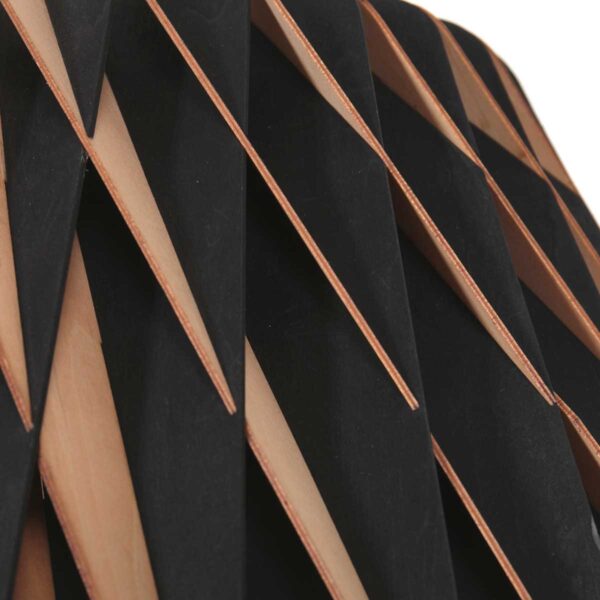 Trendy naturel houten hanglamp Anne Light & Home Maze - Image 10