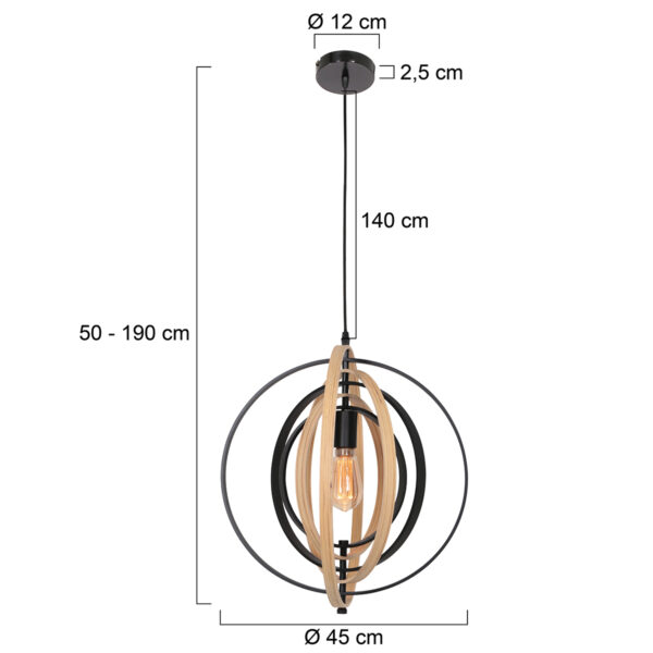 Trendy hanglamp Anne Light & Home Muoversi - Image 6
