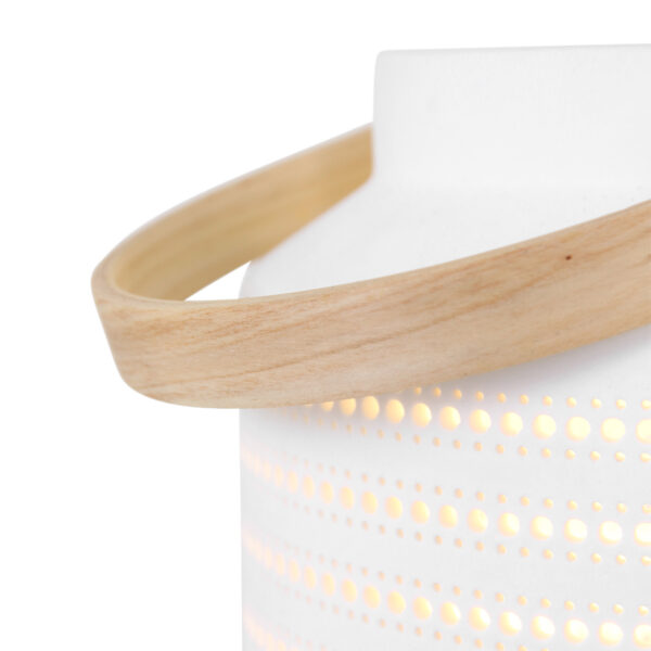 Witte lantaarn met gaatjes Anne Light & Home Porcelain - Image 4