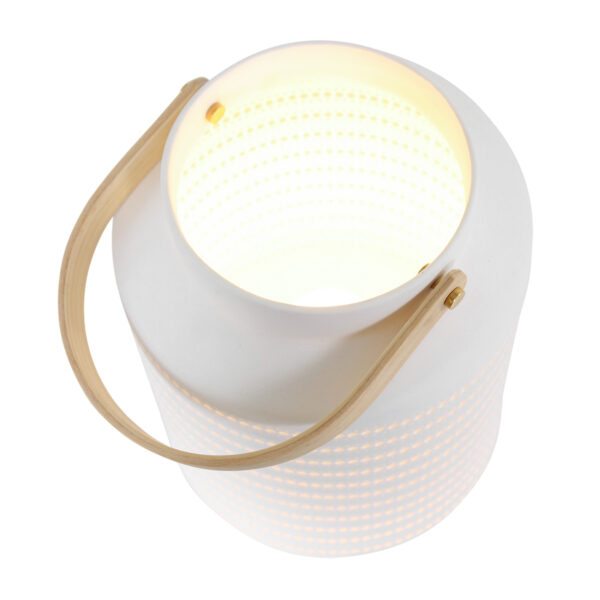 Witte lantaarn met gaatjes Anne Light & Home Porcelain - Image 5