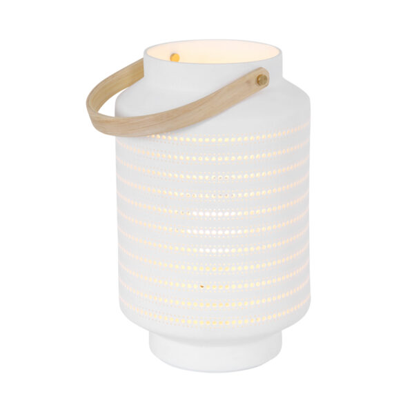 Witte lantaarn met gaatjes Anne Light & Home Porcelain - Image 9