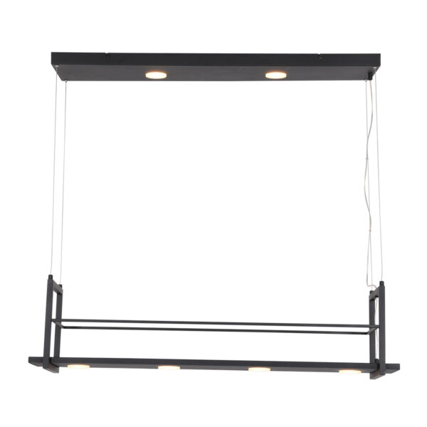 Anne Light & Home Tor hanglamp – In hoogte verstelbaar – Ingebouwd (LED) – Zwart