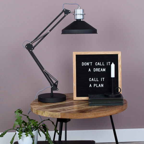 Grote robuuste bureaulamp Anne Light & Home Zappa - Image 3