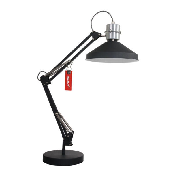 Anne Light & Home Zappa tafellamp – Draai- en/of kantelbaar en In hoogte verstelbaar – E27 (grote fitting) – Zwart
