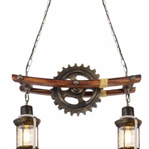 Globo Abella hanglamp – E27 (grote fitting) – Messing