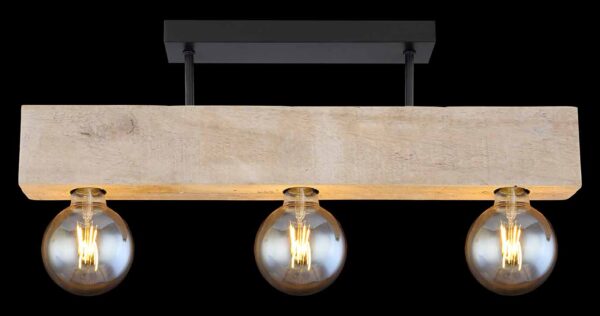 Globo Adalie plafonniere – E27 (grote fitting) – Zwart - Image 5