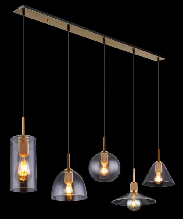 Globo Adara hanglamp – E27 (grote fitting) – Messing - Image 4