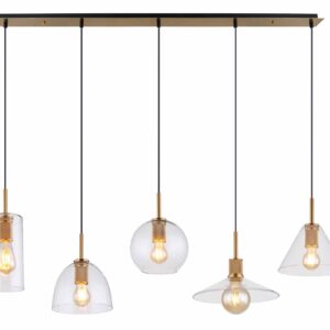 Globo Adara hanglamp – E27 (grote fitting) – Messing