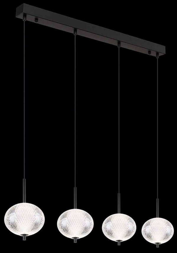Globo Aida hanglamp – Ingebouwd (LED) – Zwart - Image 4