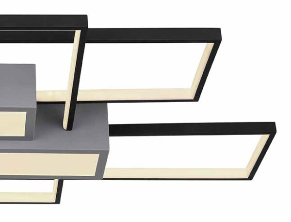 Globo Aigina plafonniere – Ingebouwd (LED) – Zwart - Image 4