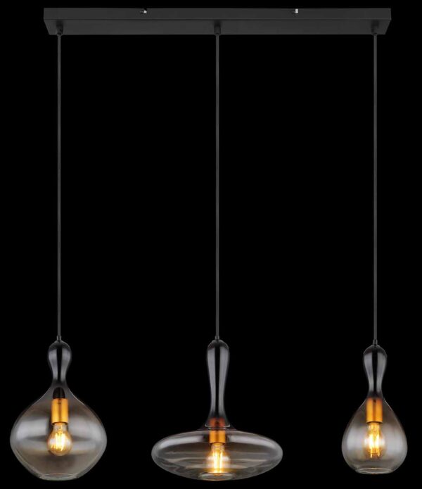 Globo Aladdin hanglamp – E27 (grote fitting) – Zwart - Image 4