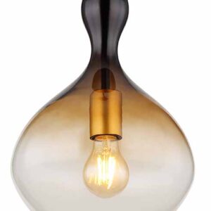 Globo Aladdin hanglamp – ø 23 cm – E27 (grote fitting) – Zwart
