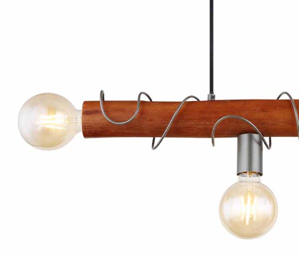 Globo Alice hanglamp – E27 (grote fitting) – Grijs - Image 3